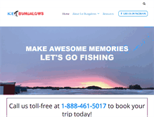 Tablet Screenshot of icebungalows.com